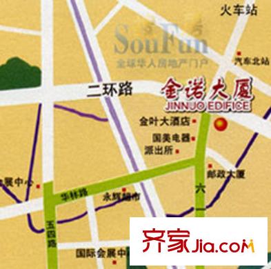 金諾大廈交通圖