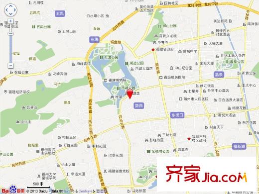 閩發(fā)西湖廣場交通圖