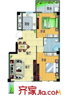 居住主題丹楓白鷺 戶型圖