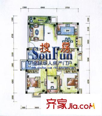 永鴻美域東方 戶型圖