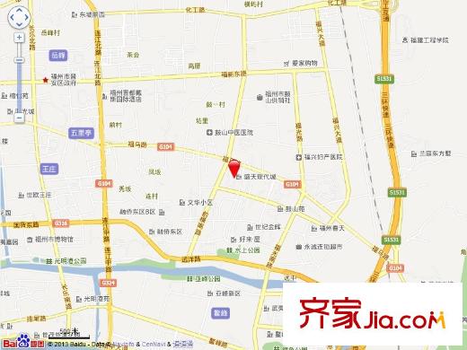 盛天現(xiàn)代城交通圖