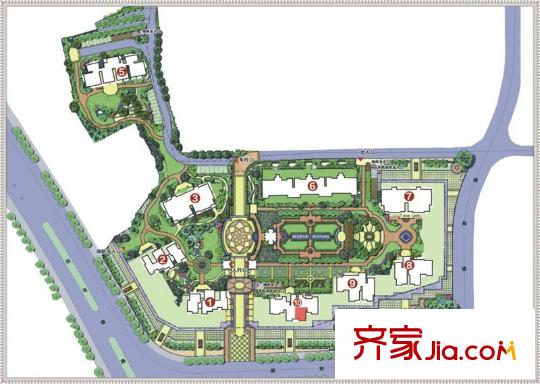 群升白馬郡交通圖總平圖