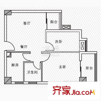 陽(yáng)邏錦繡家園 戶(hù)型圖