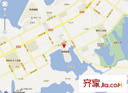 錦繡豪園別墅交通圖