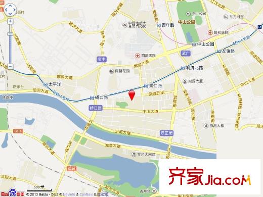 御景名苑交通圖 