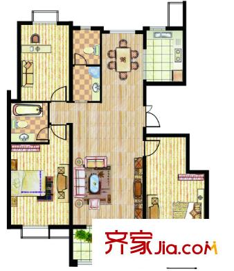 新華村戶型圖3室2廳 戶型圖 3室2廳