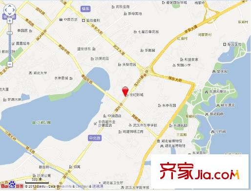 世紀(jì)彩城交通圖