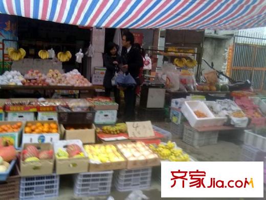 武湖新天地周邊水果攤