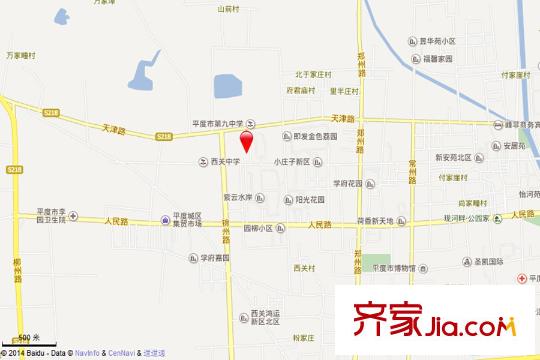 錦廈新城竹園交通圖