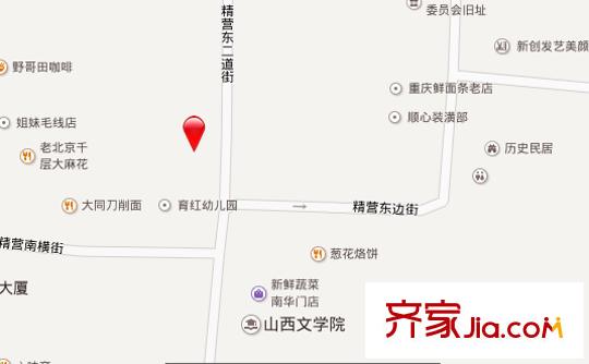 精營東外貿(mào)宿舍交通圖太原  
