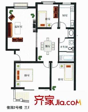 太原 匯隆花園  戶型圖