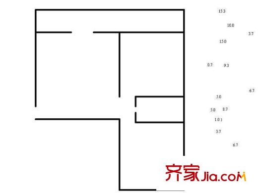 和平苑 2室 戶型圖