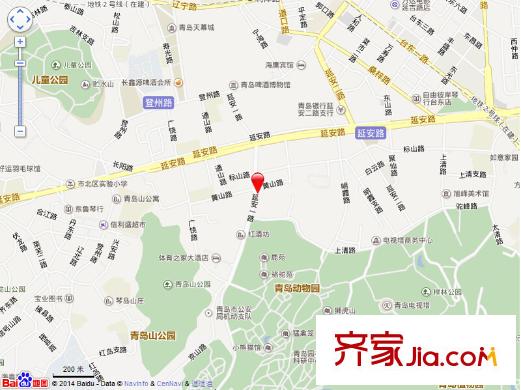 延安一路小區(qū)交通圖