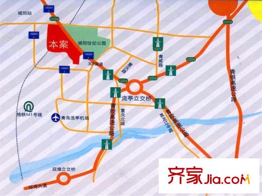 城中城交通圖
