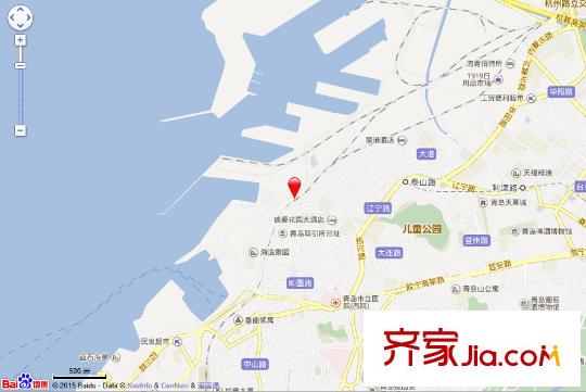 中聯(lián)自由港灣交通圖