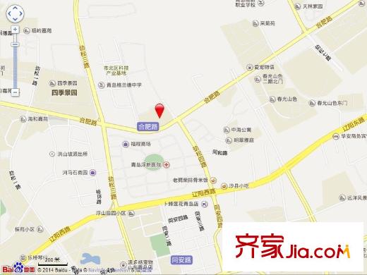 城建陽光山色交通圖