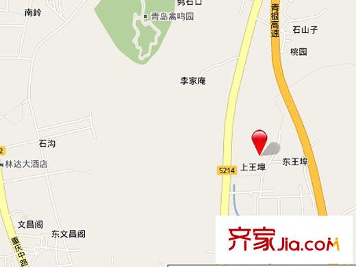 嘉凱城時代城翡翠郡交通圖