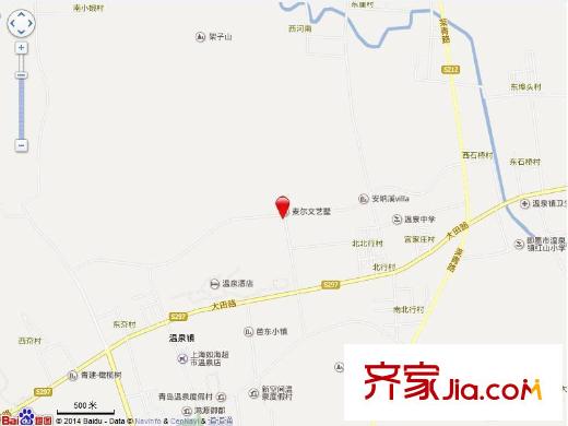 麥爾文藝墅交通區(qū)位圖