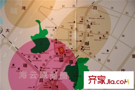 金域府邸區(qū)位圖