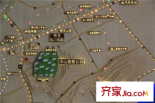青實(shí)櫻花郡區(qū)位圖