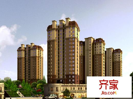 青實櫻花郡高層效果圖