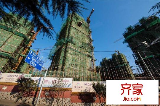 青實櫻花郡項目現(xiàn)場(2015-1-7)
