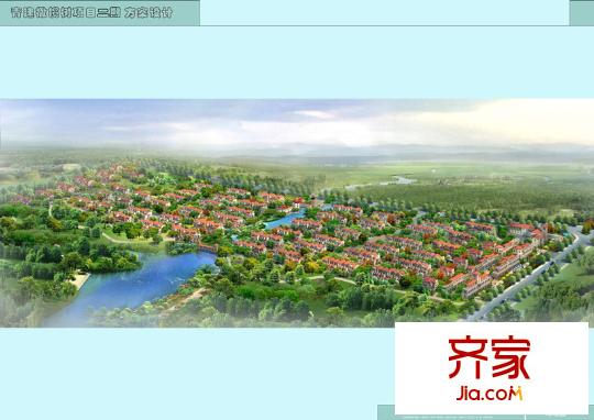 青建橄欖樹外景圖鳥瞰圖