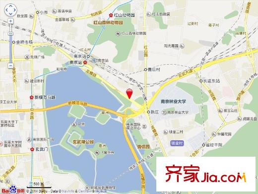 御湖國際交通圖