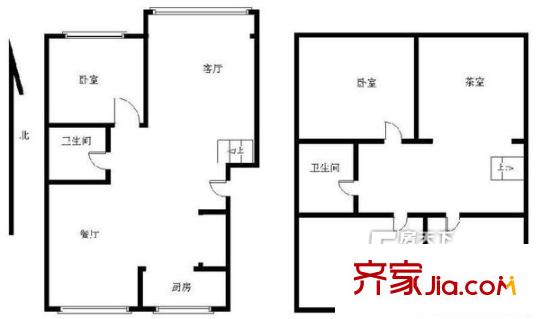 銀河灣福苑戶型圖戶型圖 4室 4室3廳3衛(wèi)1廚