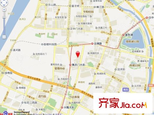 銀河灣福苑交通圖