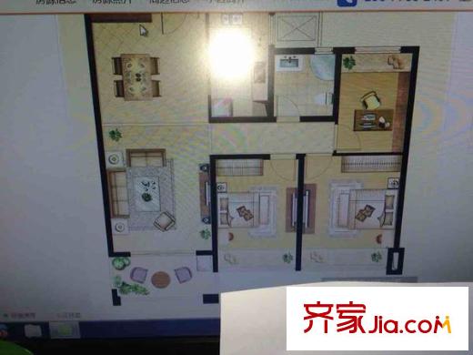 萊蒙水榭春天戶型圖戶型圖 2室 2室2廳1衛(wèi)1廚