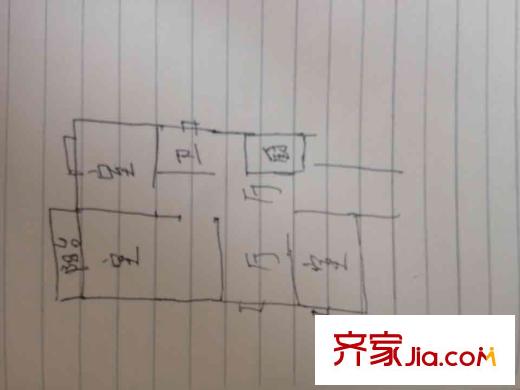 蓮花新城嘉園戶型圖戶型圖 3室 3室1廳1衛(wèi)1廚