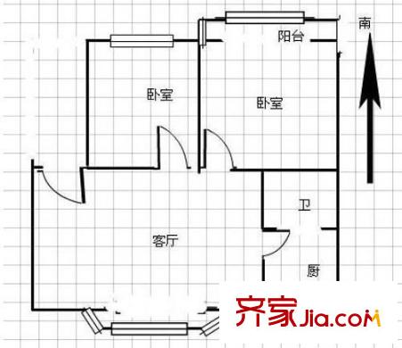 碧水灣花園戶型圖戶型圖2室 2室1廳1衛(wèi)1廚