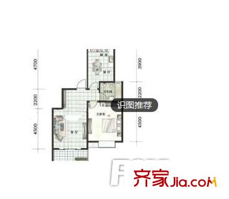 山水方舟雅苑戶型圖戶型圖2室 2室1廳1衛(wèi)1廚