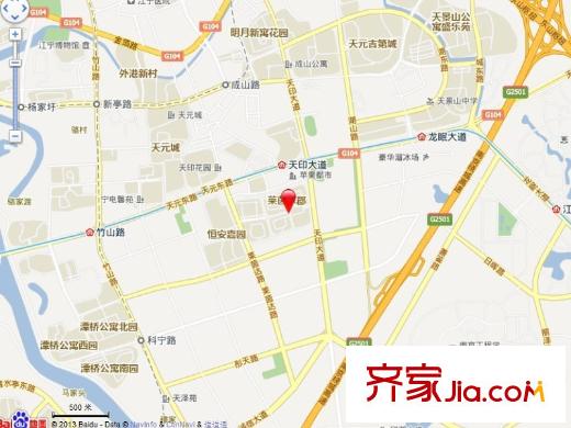 萊茵東郡交通圖 