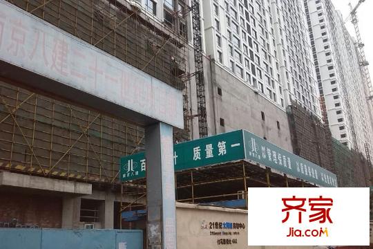 21世紀(jì)百家湖1號(hào)項(xiàng)目工地實(shí)景（2015-3-19）