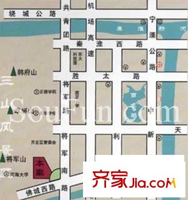 翰海翠庭交通圖