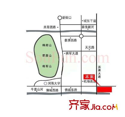 天目水秀府交通圖