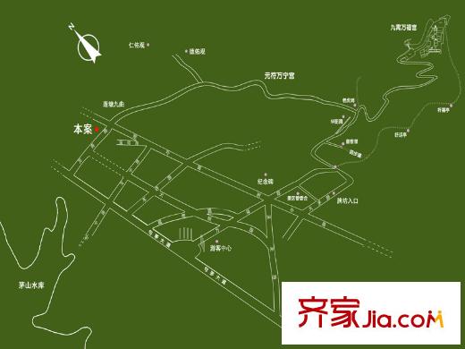 鴻德紫谷交通圖區(qū)位圖