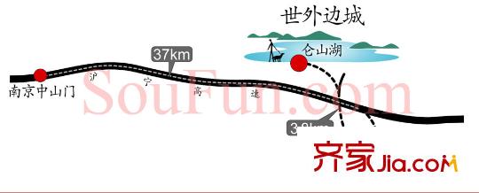 世外邊城交通圖