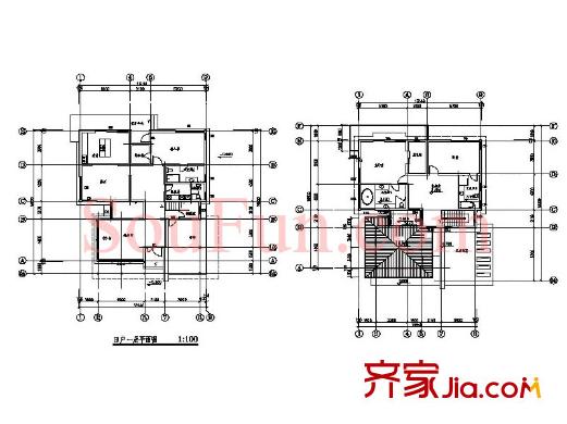 世外邊城一期1-37幢標(biāo)準(zhǔn)層B5戶型 5室3廳4衛(wèi)1廚
