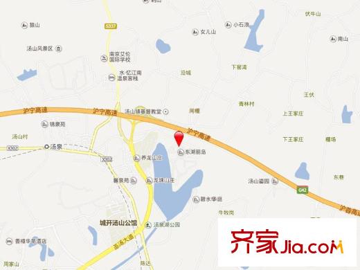 東湖麗島別墅交通圖