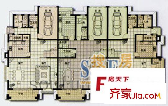 東湖麗島別墅戶型圖東湖麗島 2室2廳1衛(wèi)1廚