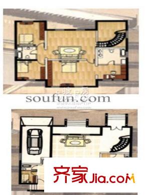百家湖花園印象威尼斯戶型圖戶型圖 6室4廳3衛(wèi)1廚