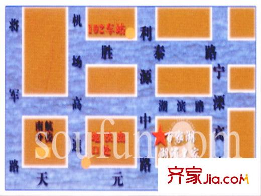 百家湖花園印象威尼斯交通圖