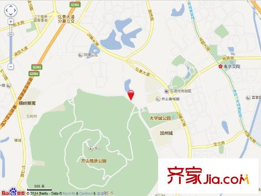 五礦九璽臺(tái)別墅交通圖