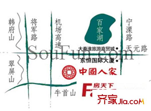 中國(guó)人家交通圖