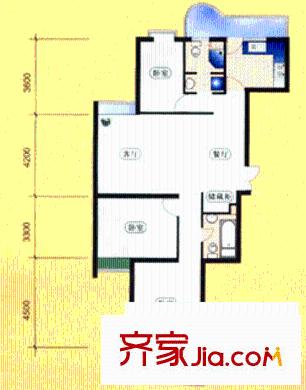文思苑戶型圖戶型圖 3室 3室2廳2衛(wèi)1廚