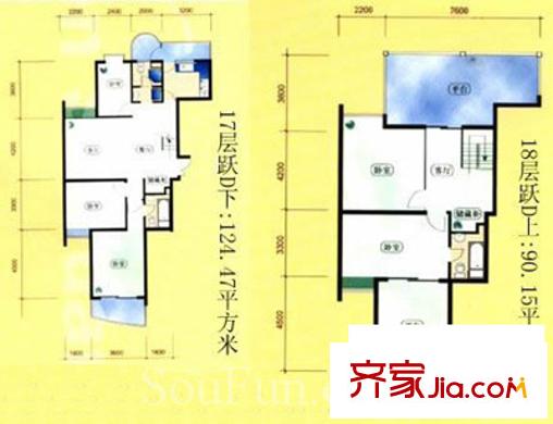 文思苑戶型圖戶型圖 5室 5室3廳3衛(wèi)1廚