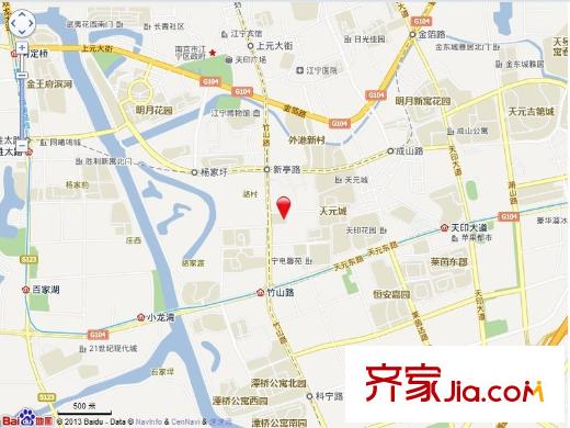 竹山雅居交通圖
